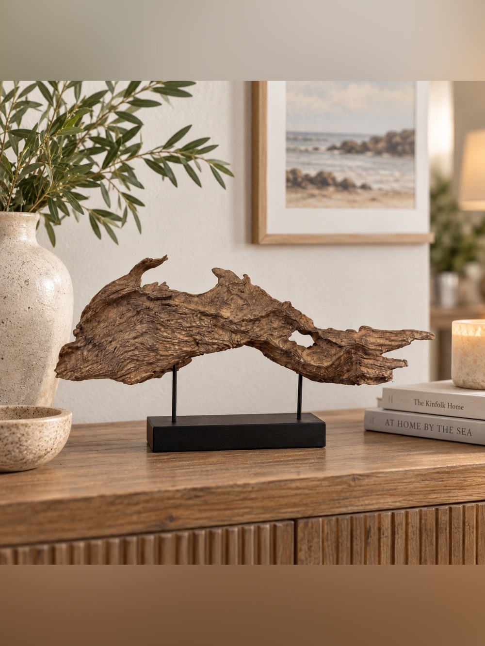 Organic Driftwood Sculpture.